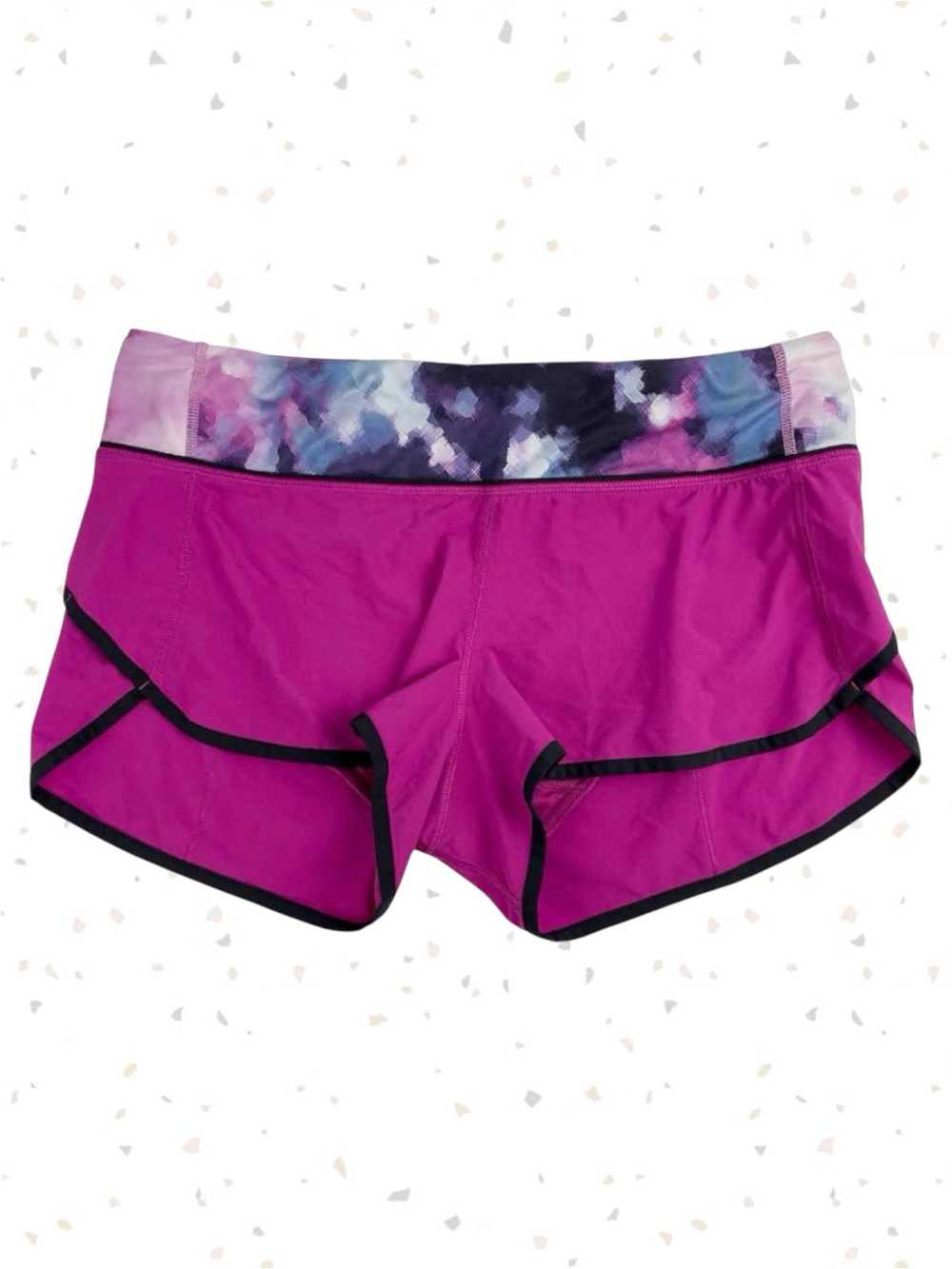 Lululemon Speed Short Magenta Running Athletic Active Shorts Blooming Pixie 8
